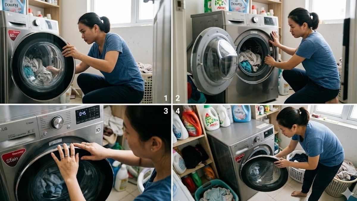 Thử đóng cửa ở các góc độ khác nhau