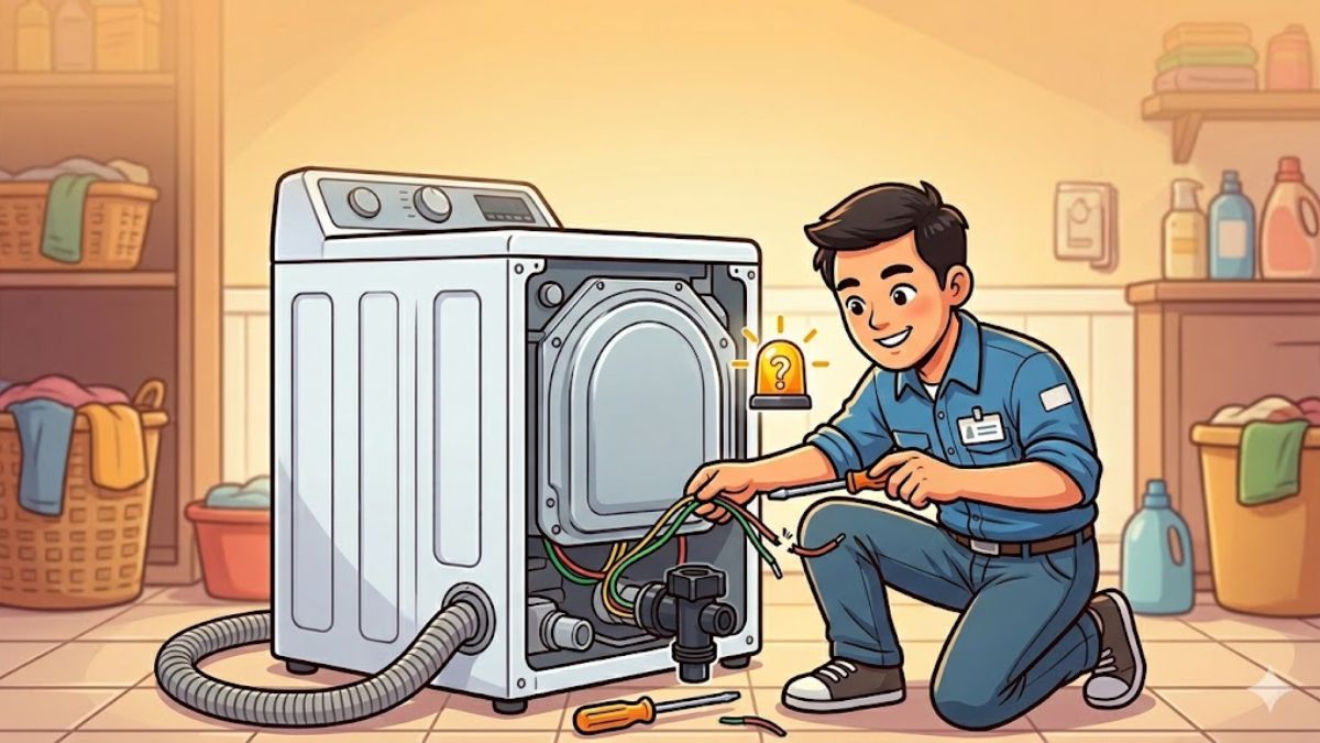 Kiểm tra và sửa chữa dây điện kết nối van xả