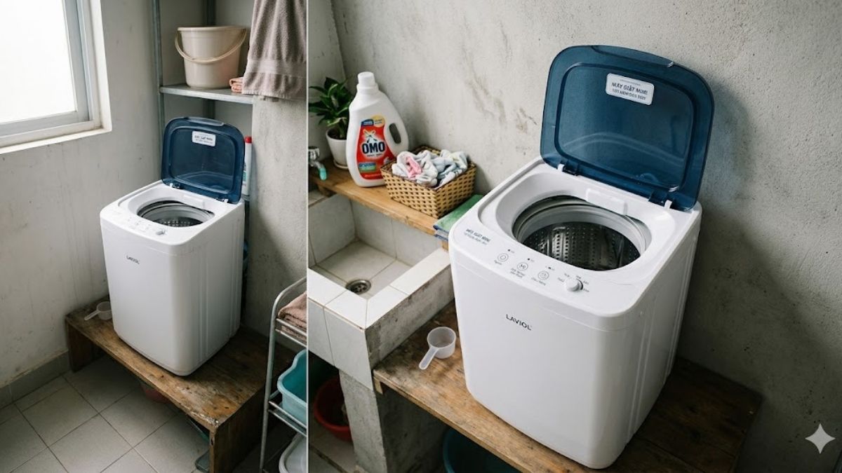 Xu hướng thiết kế tối giản trên máy giặt mini và máy giặt cửa trên giá rẻ