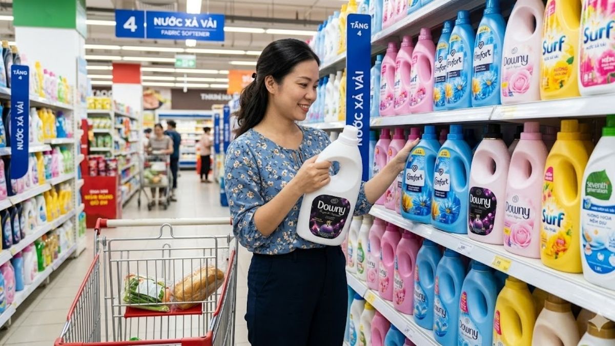 Chọn nước xả phù hợp