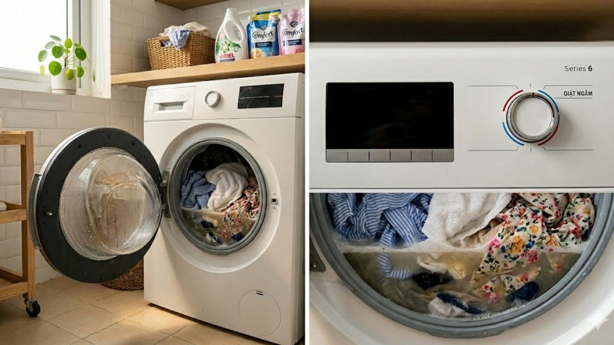 Sử dụng chế độ giặt ngâm