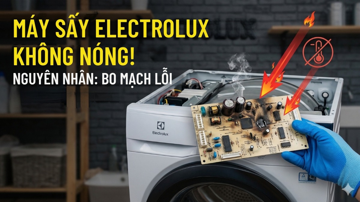 Bo mạch điều khiển bị lỗi