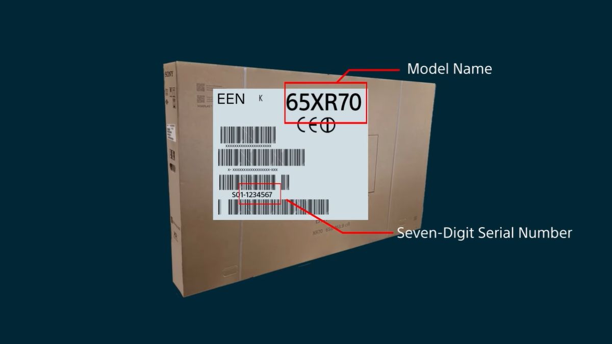 Trên thùng carton của sản phẩm