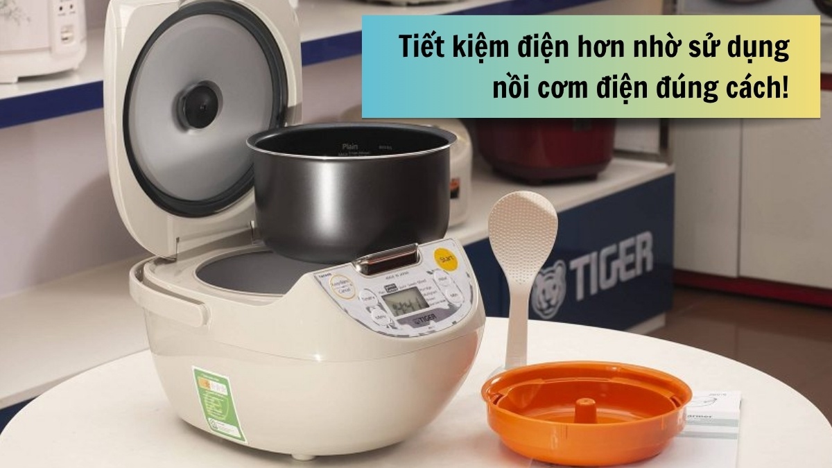 Dùng nồi cơm điện đúng cách giúp tiết kiệm bao nhiêu tiền điện?