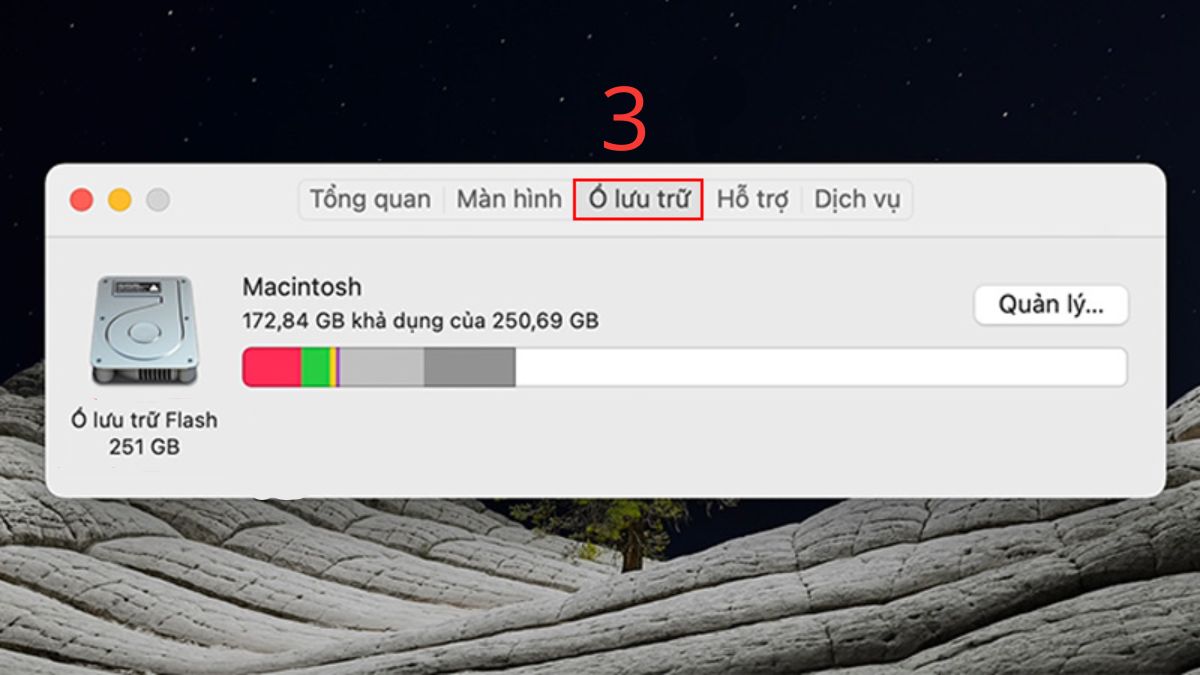 Kiểm tra dung lượng ổ đĩa