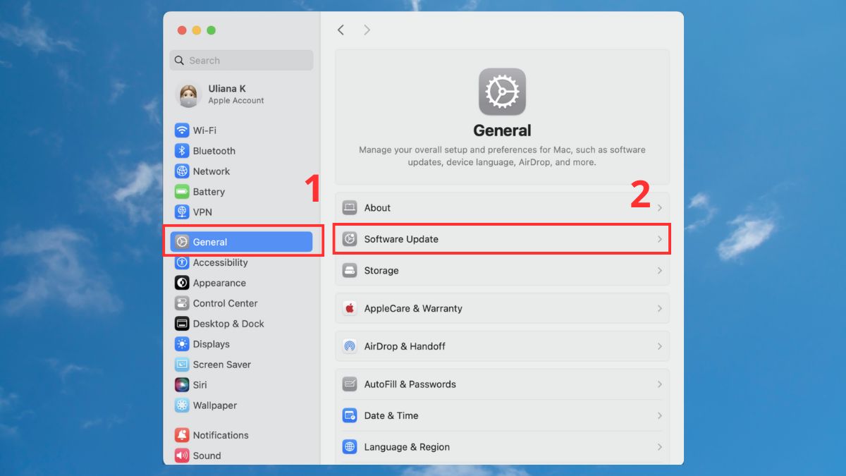 Cập nhật macOS lên phiên bản mới nhất