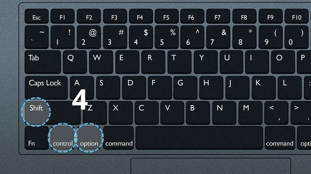 Cách buộc tắt máy khi Macbook bị treo không phản hồi bước 1