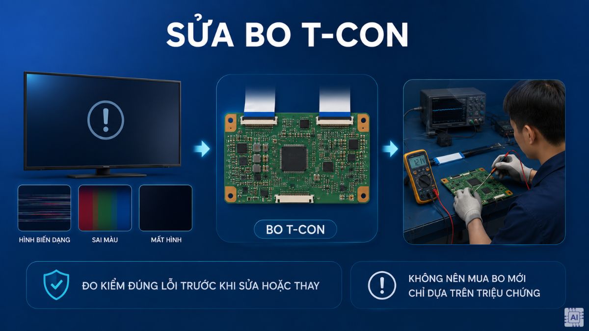 Sửa bo T-Con