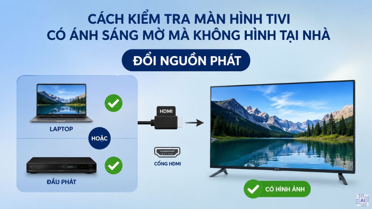Đổi nguồn phát