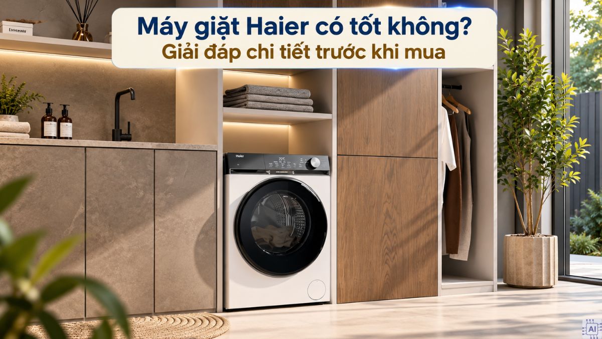 Máy giặt Haier có tốt không? Giải đáp chi tiết trước khi mua