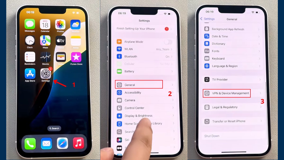 Cách gỡ MDM trên thiết bị (nếu được phép)