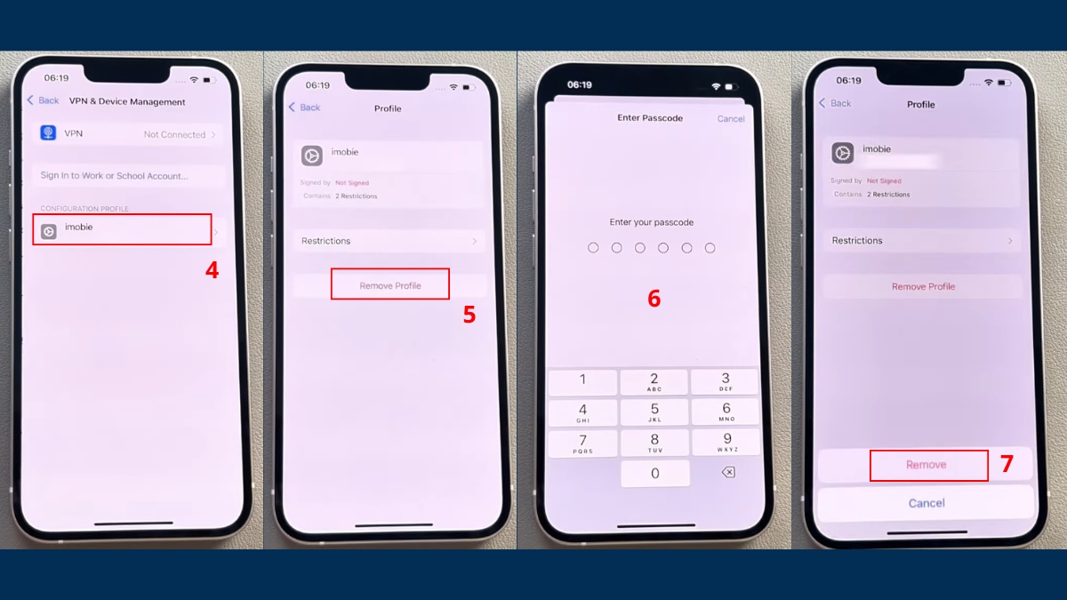 Cách gỡ MDM trên thiết bị (nếu được phép)