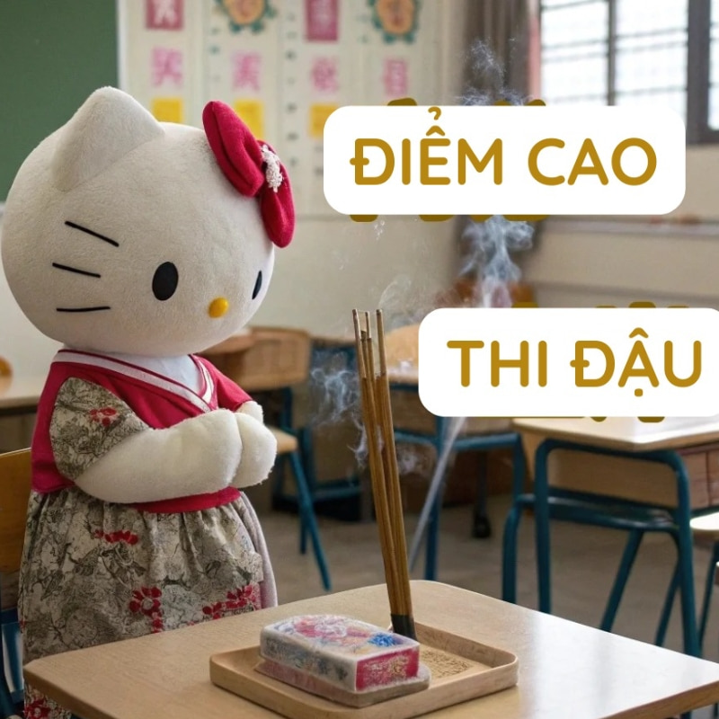 Meme chúc thi tốt chủ đề “vận may”