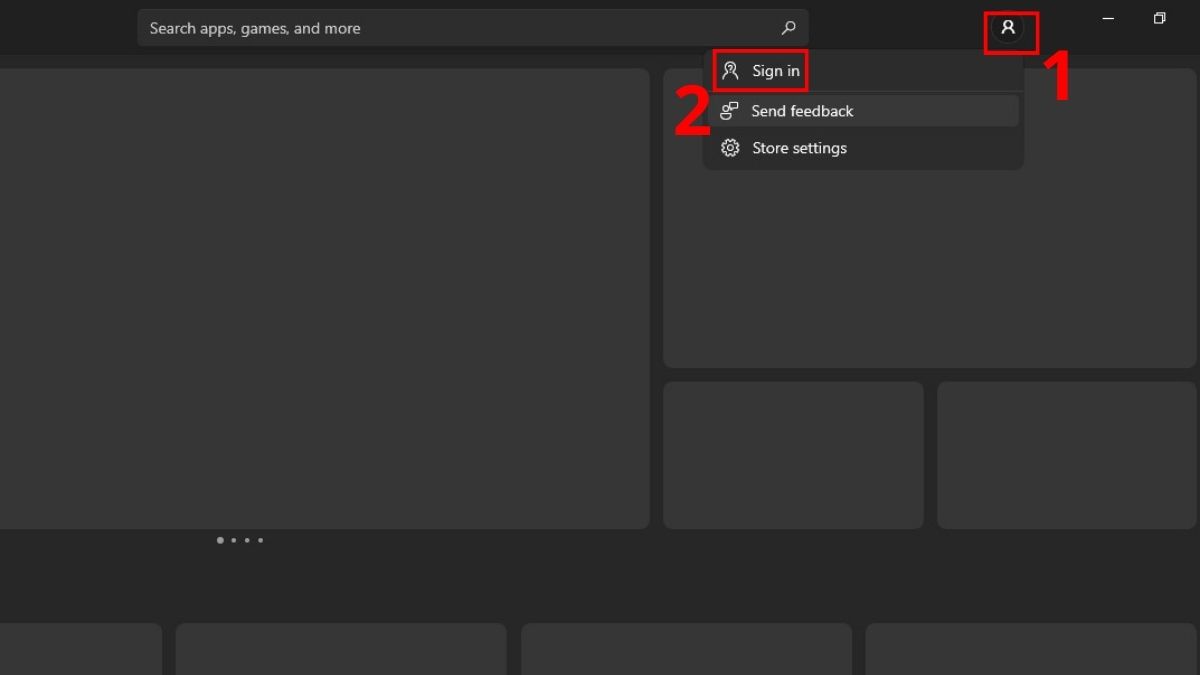 Các bước đăng nhập tài khoản Microsoft Store cho người mới