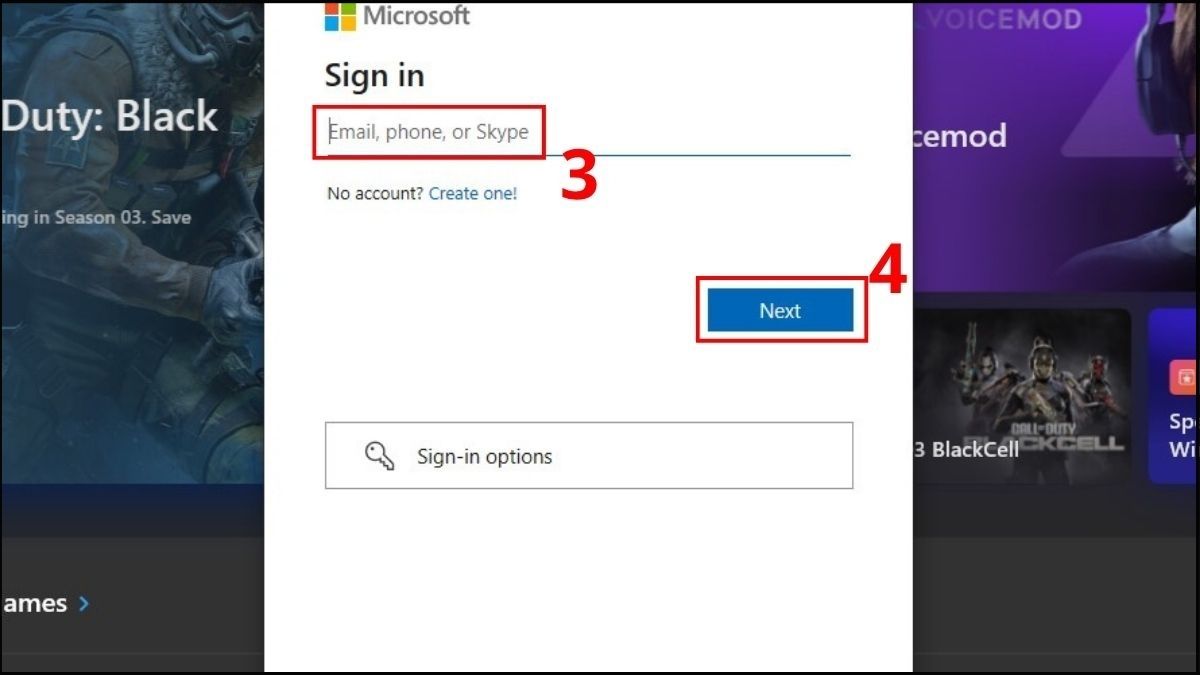 Các bước đăng nhập tài khoản Microsoft Store cho người mới