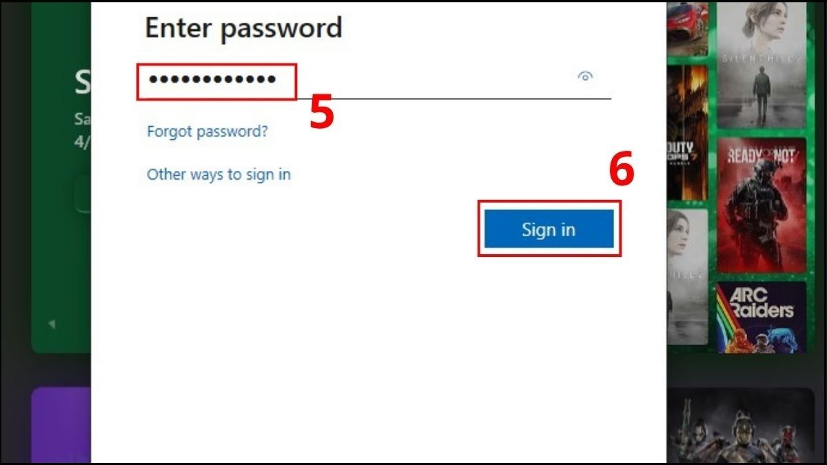 Các bước đăng nhập tài khoản Microsoft Store cho người mới
