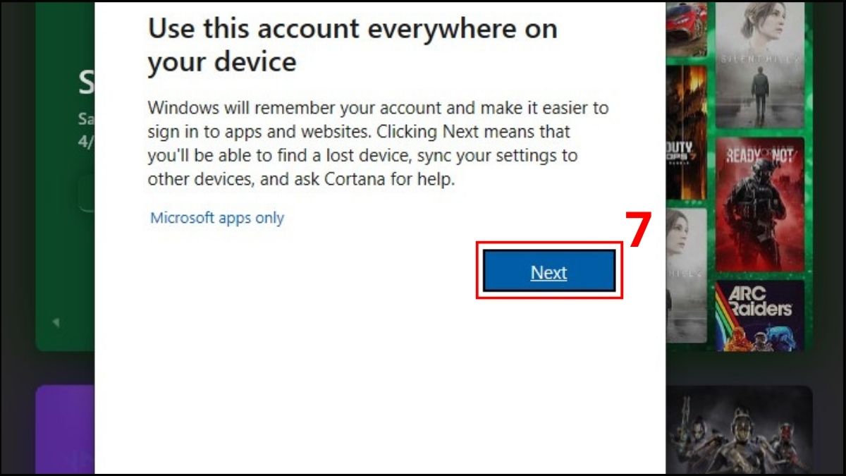 Các bước đăng nhập tài khoản Microsoft Store cho người mới