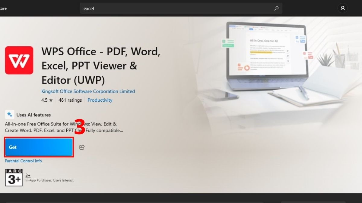 Cách tìm kiếm và tải ứng dụng trên Microsoft Store