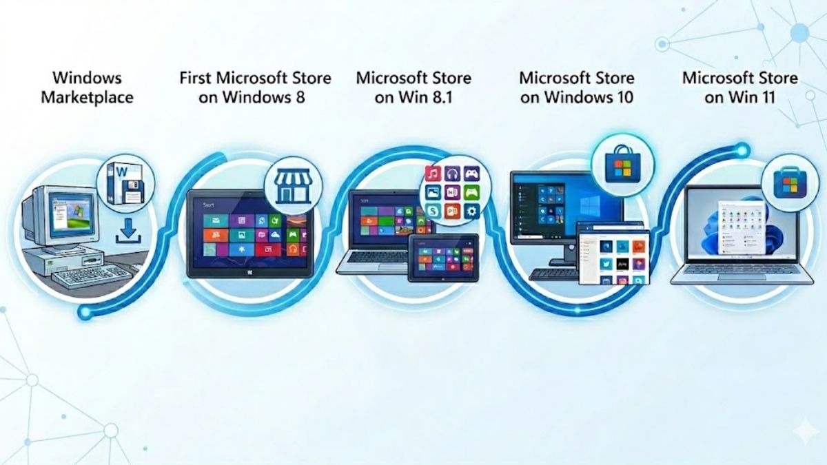 Câu chuyện hình thành và phát triển của Microsoft Store