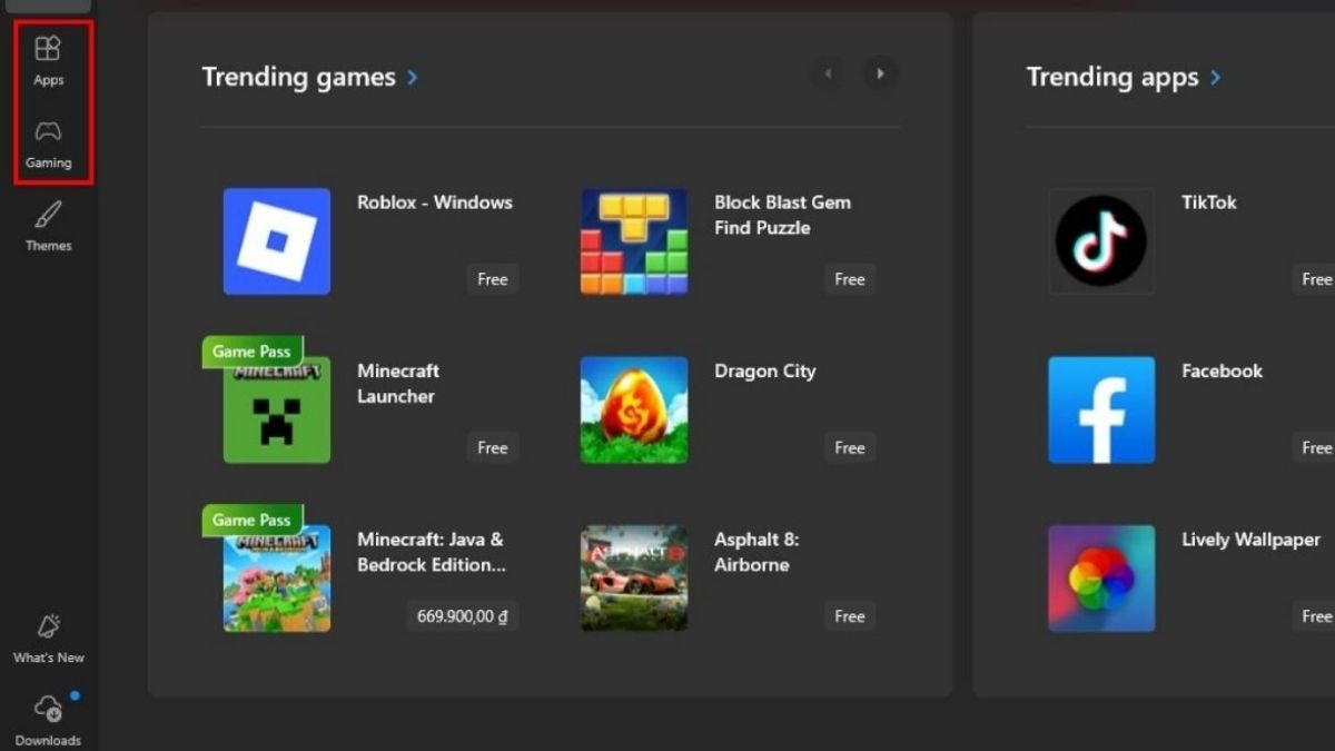 Microsoft Store mang đến nhiều ứng dụng, game hot