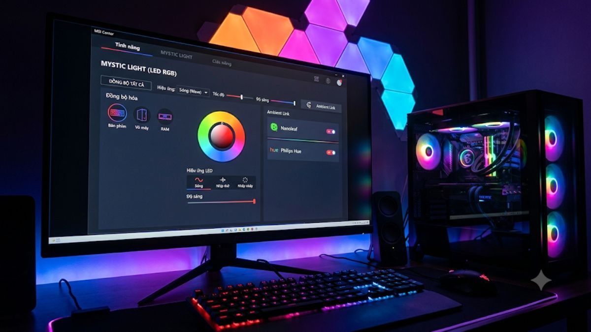 Cách sử dụng Mystic Light (LED RGB)