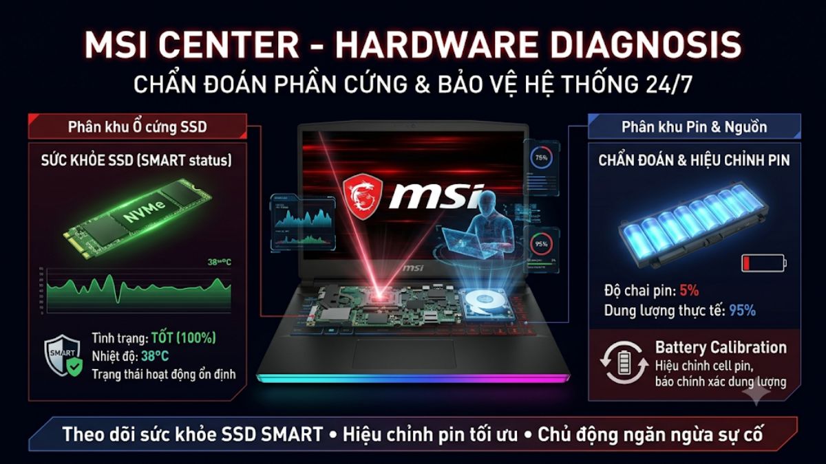 Cách sử dụng Hardware Diagnosis