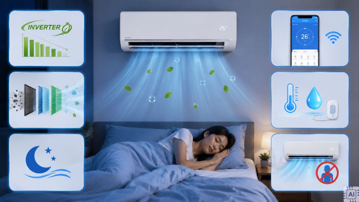 Những công nghệ máy lạnh đáng ưu tiên cho phòng ngủ hiện nay