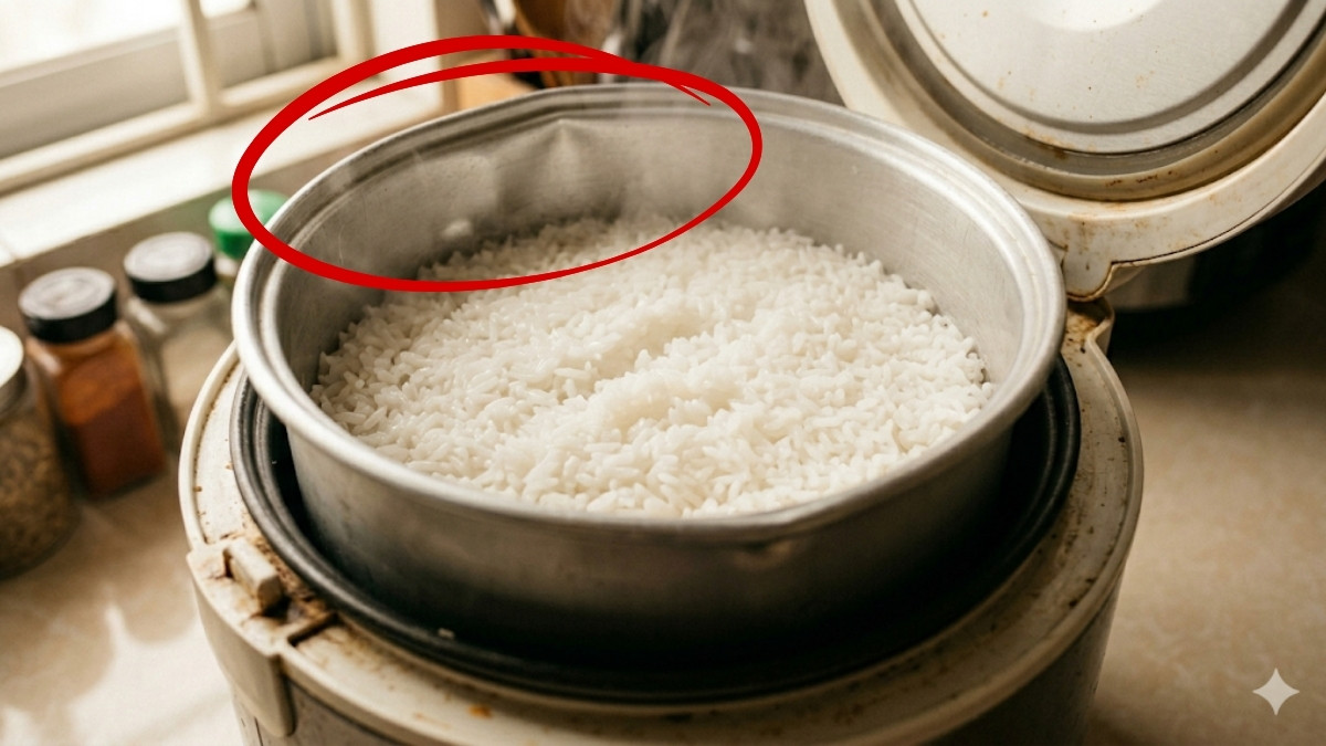 Lòng nồi bị biến dạng
