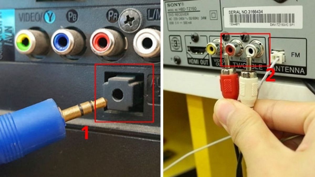 Cách thiết lập âm thanh qua jack 3.5mm