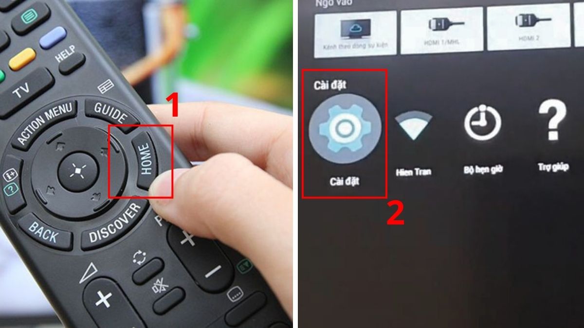 Cách xác định ngõ ra âm thanh trên tivi Sony đang sử dụng