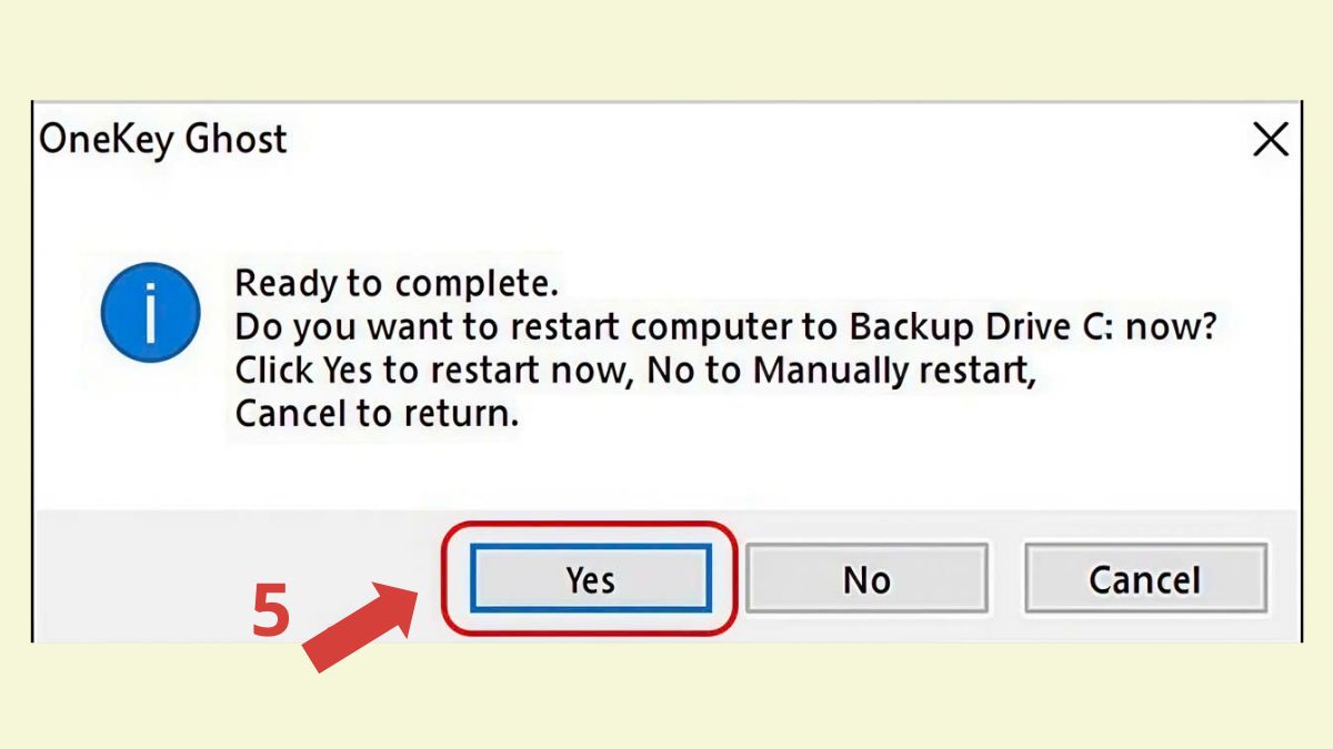 Tạo File Ghost (Sao lưu hệ thống)