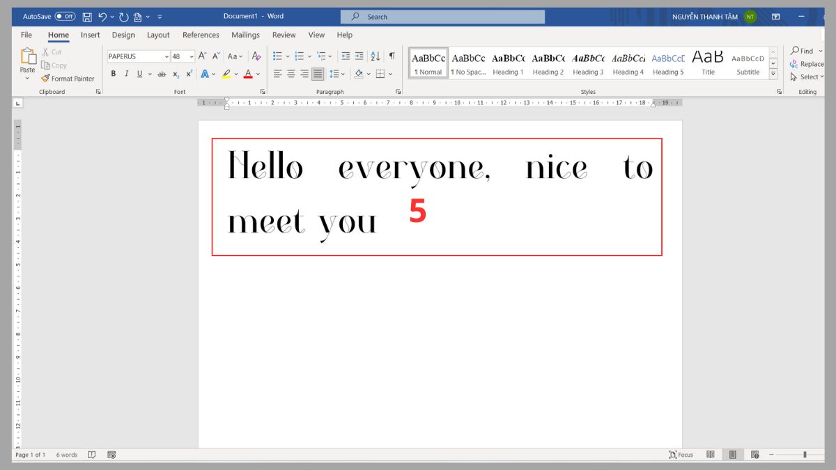 Cách sử dụng font OTF trong Word và Excel