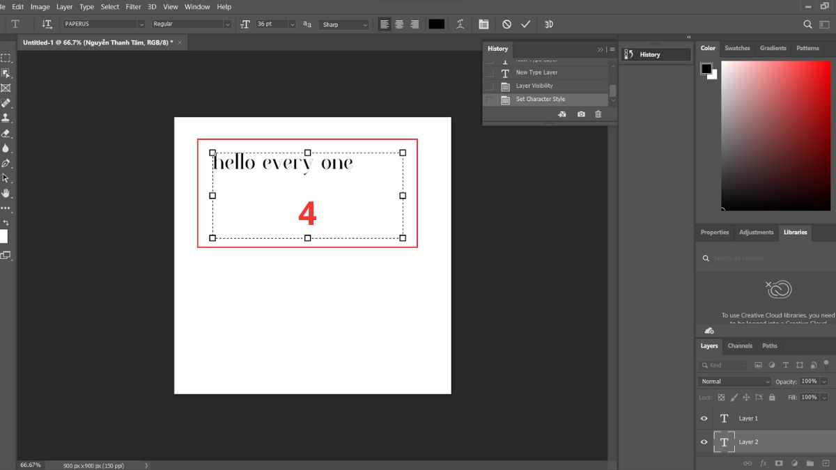 Cách sử dụng font OTF trong Photoshop và Illustrator