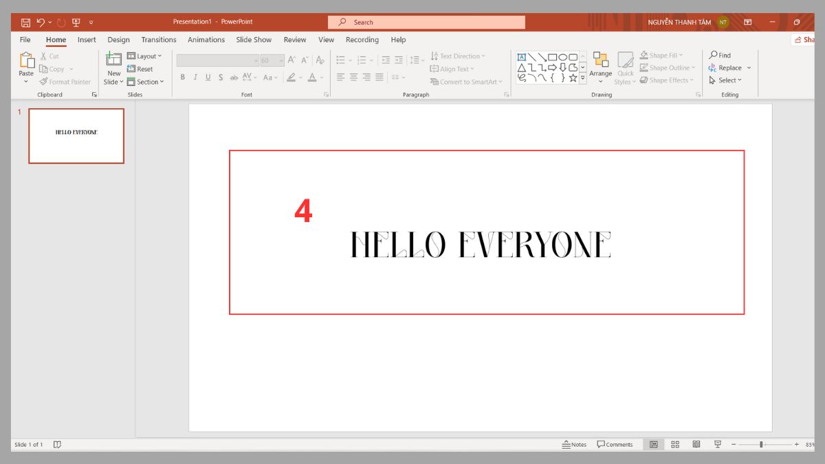 Cách sử dụng font OTF trong PowerPoint
