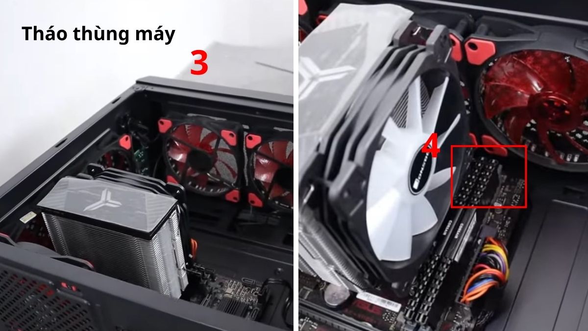 Tháo và vệ sinh RAM PC