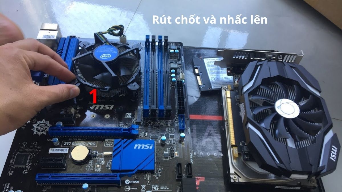 Kiểm tra CPU và keo tản nhiệt
