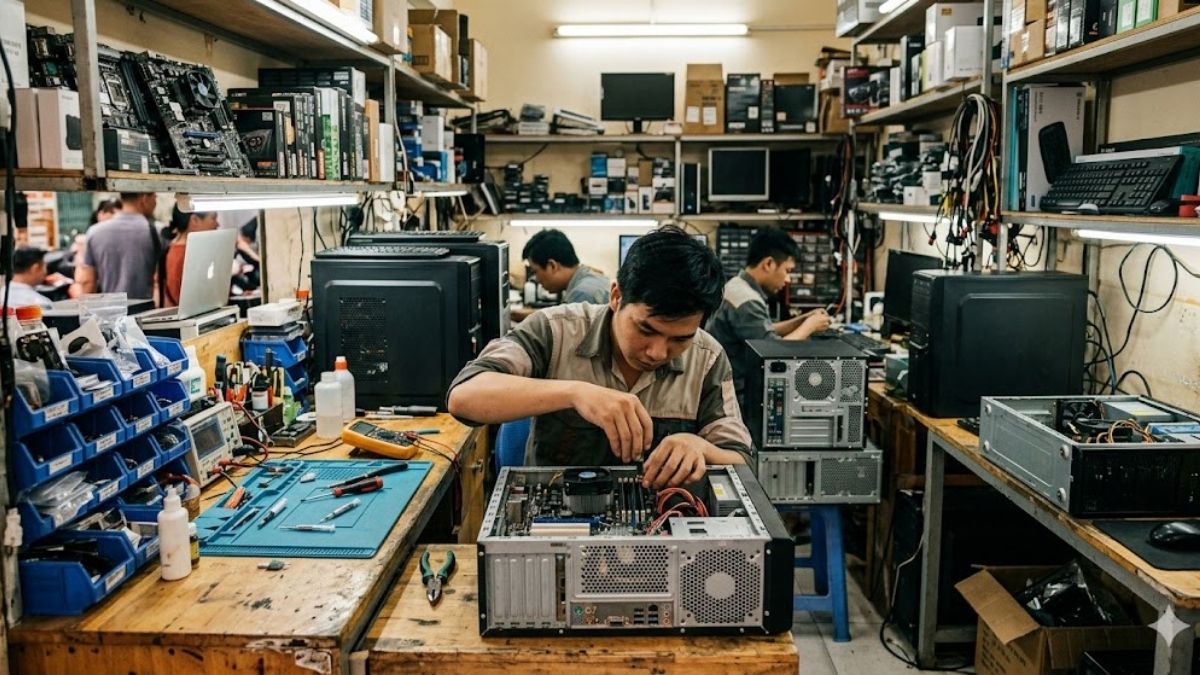 Chi phí sửa lỗi PC sập nguồn bật không lên
