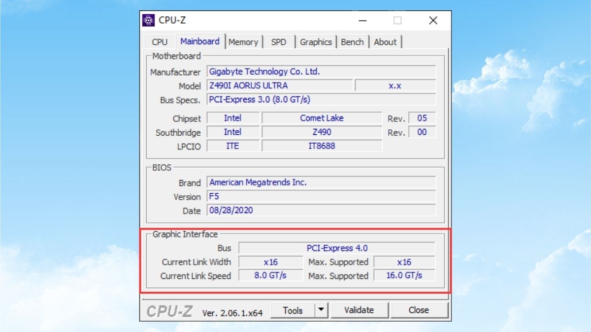 Cách kiểm tra phiên bản PCIe trên máy tính