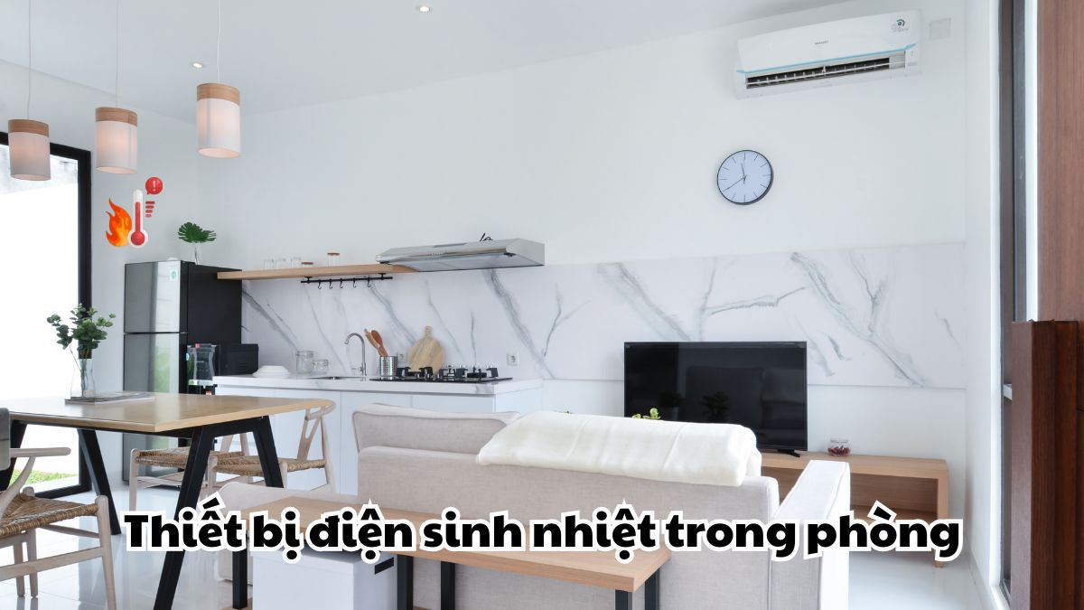 Thiết bị điện sinh nhiệt trong phòng