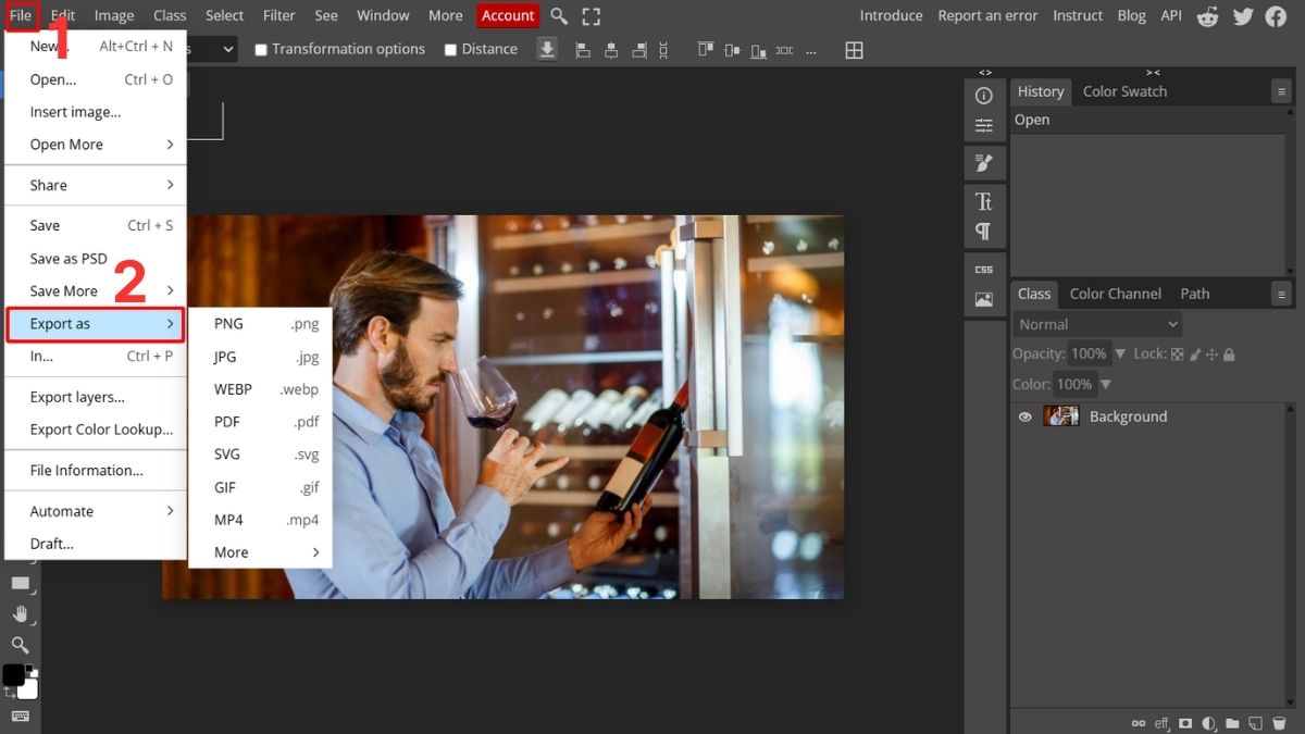 Hướng dẫn cơ bản cách sử dụng Photopea