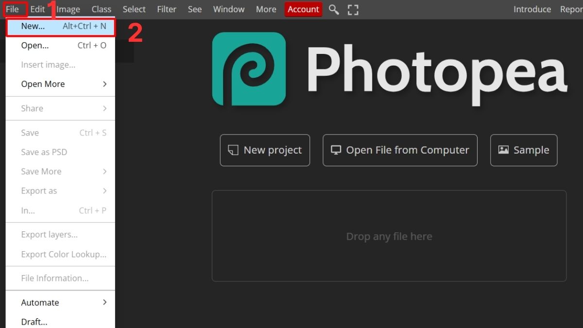 Hướng dẫn cơ bản cách sử dụng Photopea