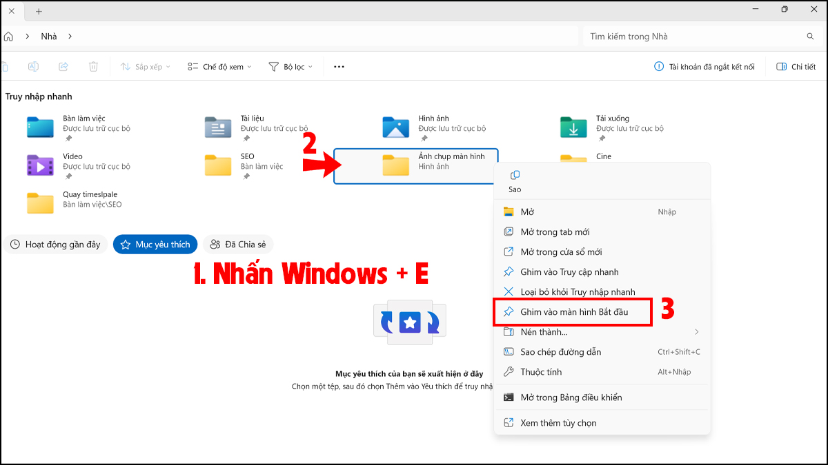 Ghim thư mục: