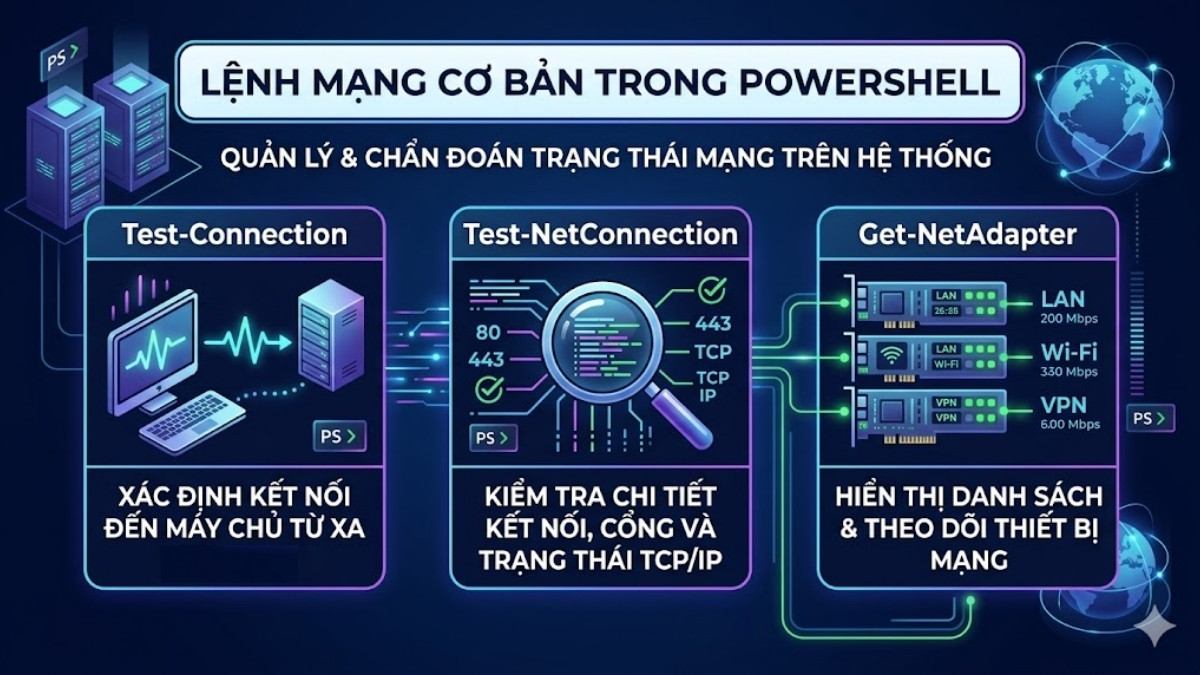 Lệnh mạng cơ bản