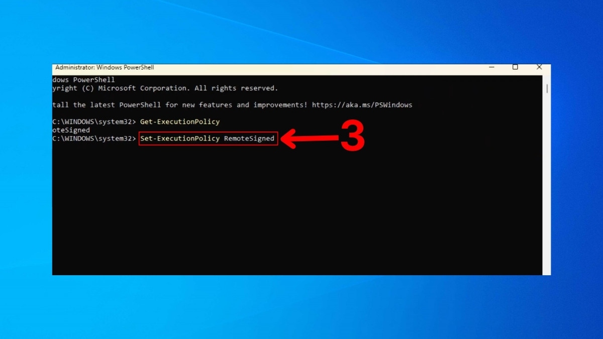 Cách chạy script PowerShell
