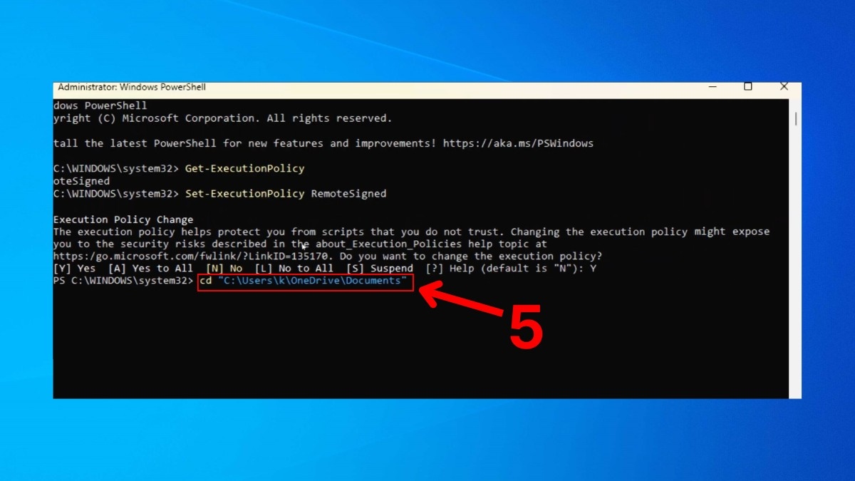 Cách chạy script PowerShell