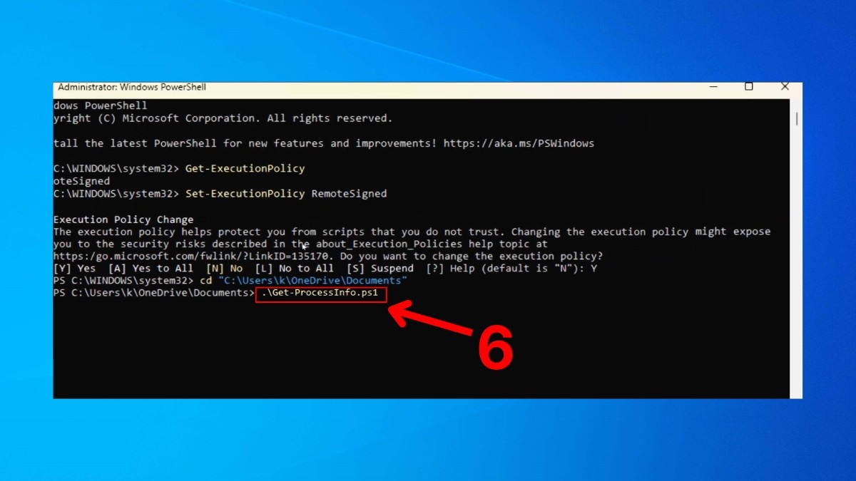 Cách chạy script PowerShell