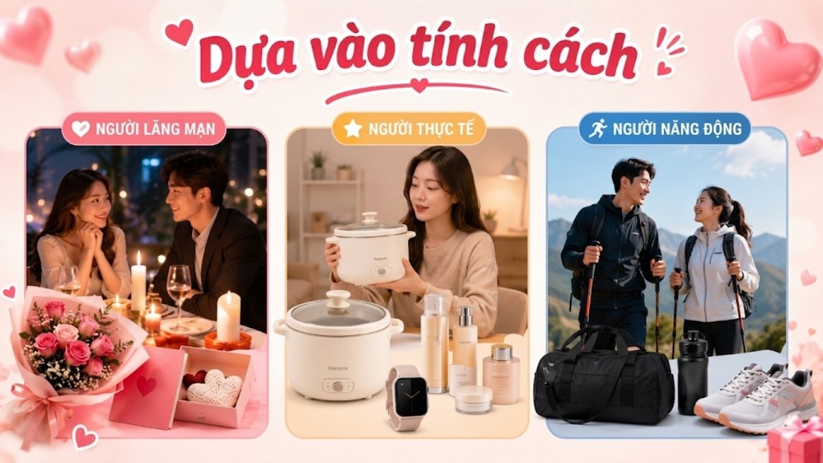 Dựa vào tính cách để lựa chọn món quà phù hợp cho đối phương