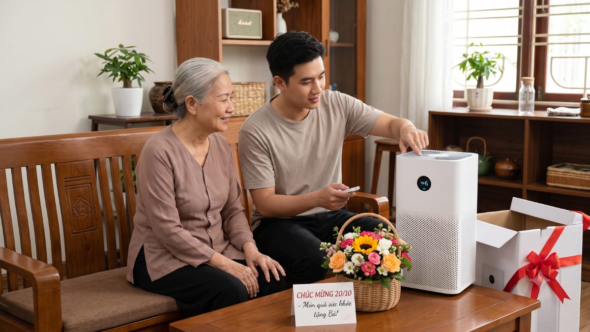Máy lọc không khí là một món quà 20/10 ý nghĩa