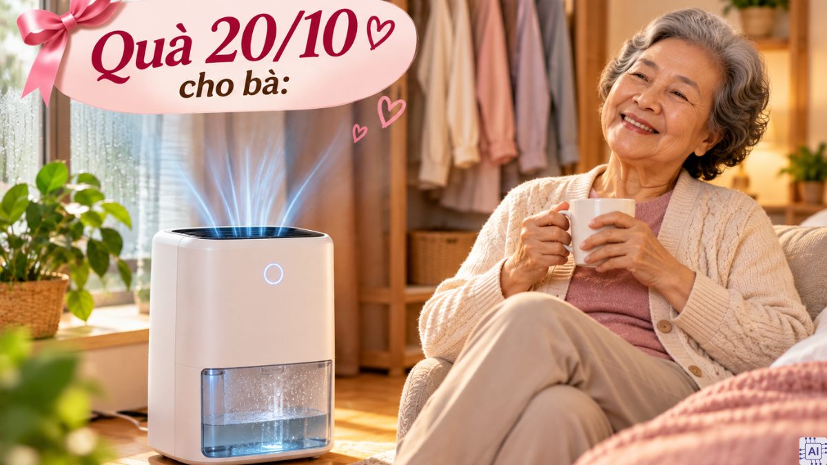 Máy hút ẩm là món quà 20/10 ý nghĩa