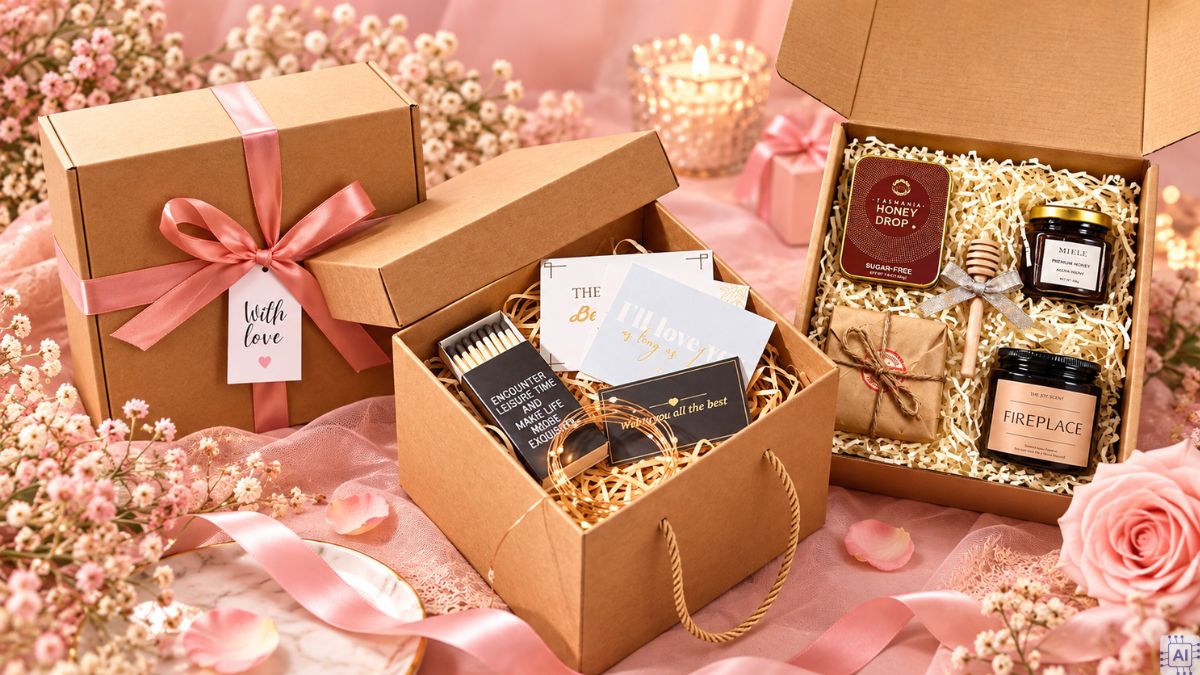 Hộp quà tự thiết kế (gift box) tặng chị em gái